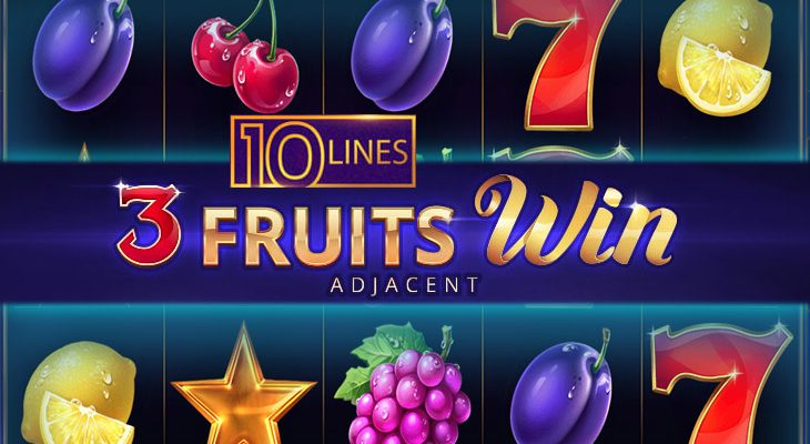 Slot machine 3 Fruits Win: 10 lines (3 Fruits Win: 10 linhas)