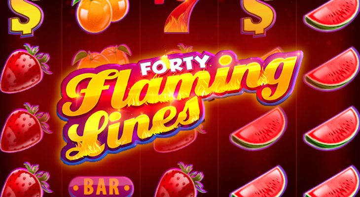 Slot machine 40 Flaming Lines