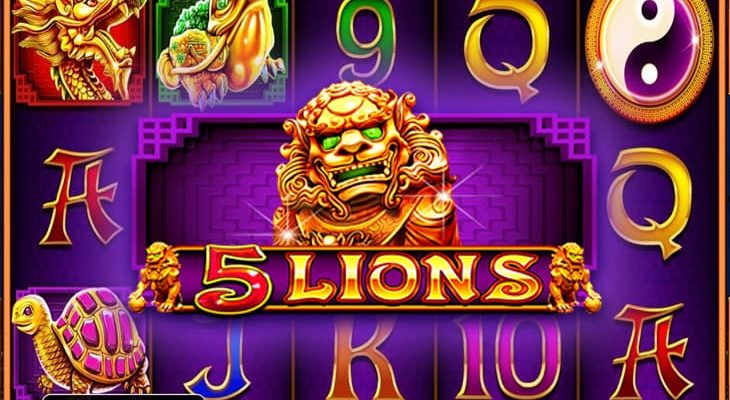 Slot machine 5 Lions (5 Leões)