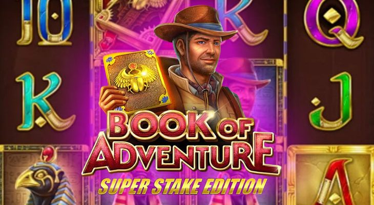 Slot machine Book of Adventure Super Stake Edition