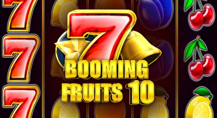 Slot machine Booming Fruits 10