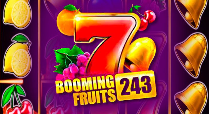 Slot machine Booming Fruits 243