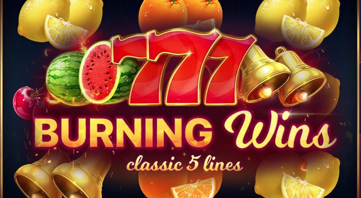 Slot machine Burning Wins: classic 5 lines (Burning Wins: 5 linhas clássicas)