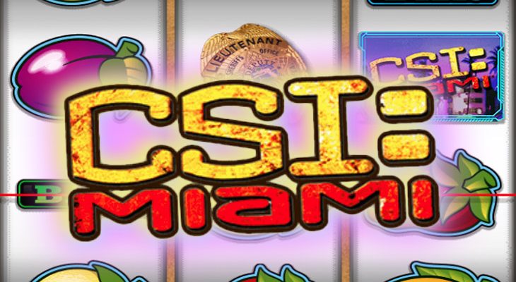 Slot machine CSI: Miami