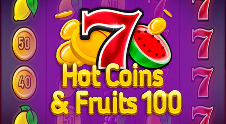 Slot machine Hot Coins & Fruits 100