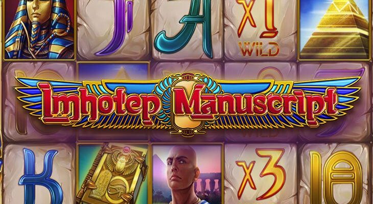 Slot machine Imhotep Manuscript (Manuscrito de Imhotep)