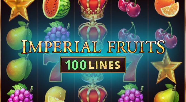 Slot machine Imperial Fruits 100 Lines (Imperial Fruits 100 linhas)