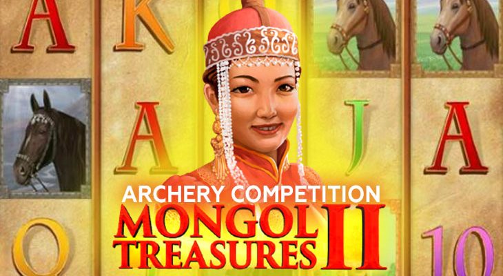 Slot machine Mongol Treasures 2: Archery Competition (Mongol Treasures 2: Competição de Tiro com Arco)