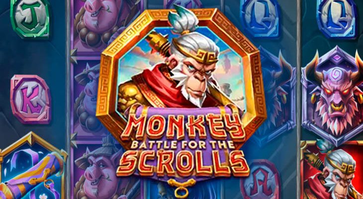 Slot machine Monkey Battle for the Scrolls (Batalha de Macacos pelos Pergaminhos)