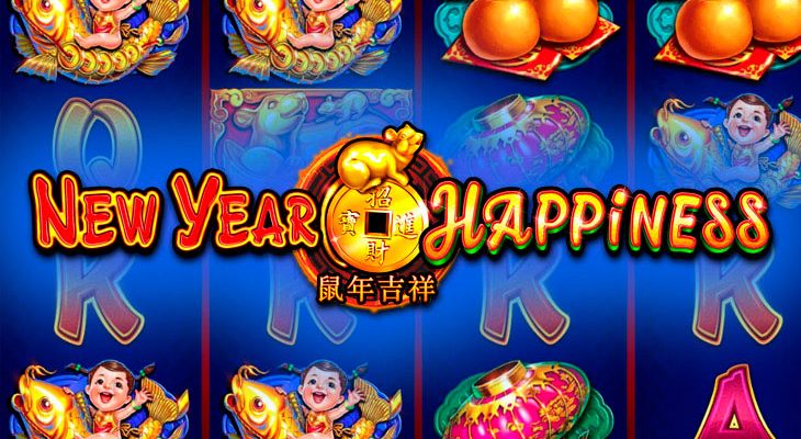 Slot machine New Year Happiness