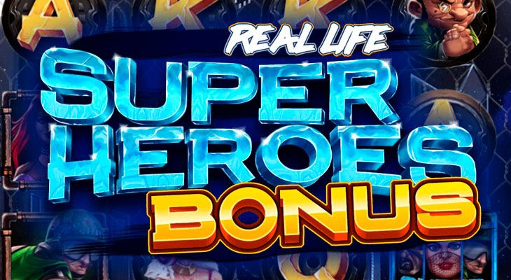 Slot machine Real Life Superheroes Bonus (Bônus Real Life Superheroes)