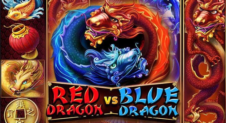 Slot machine Red Dragon vs Blue Dragon (Dragão Vermelho vs. Dragão Azul)