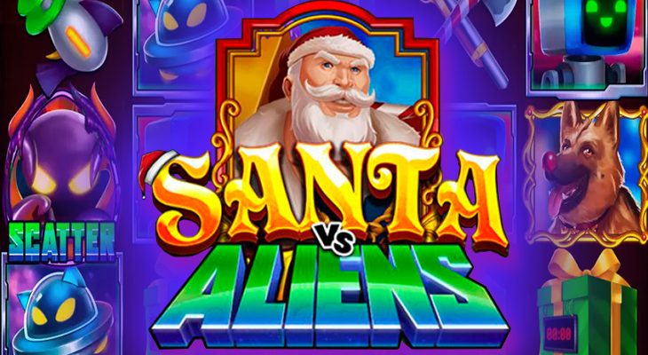 Slot machine Santa vs Aliens