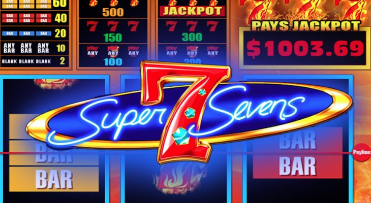 Slot machine Super Sevens